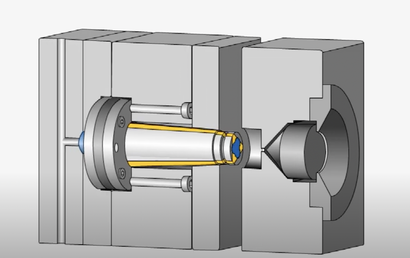 What is collapsible core in tooling mold?