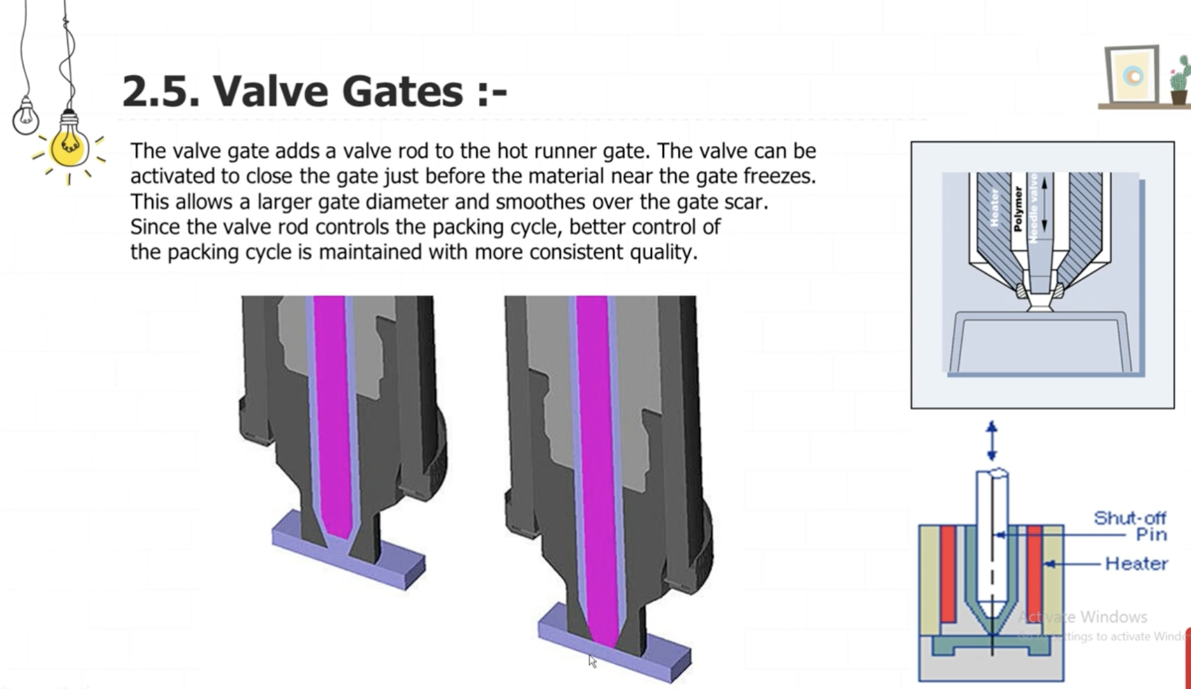 What is valve gate in injection tooling molds?